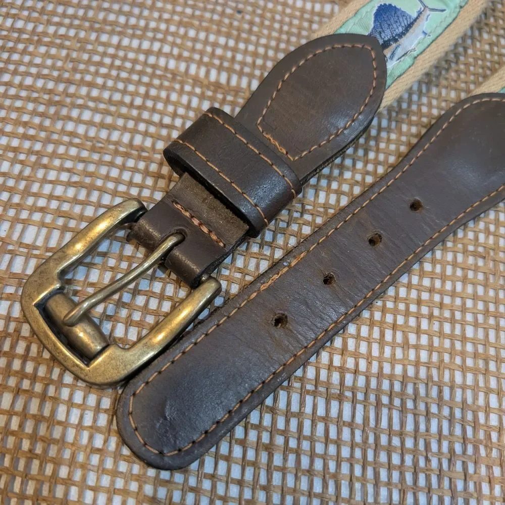 Zep-Pro Fishing Belt, Little Kids Size 20 Waist Embroidered Sailfish Ribbon